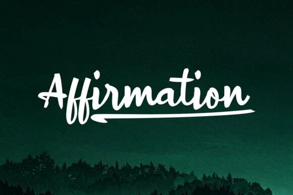 Affirmation Font: Elevating Campaign Visuals