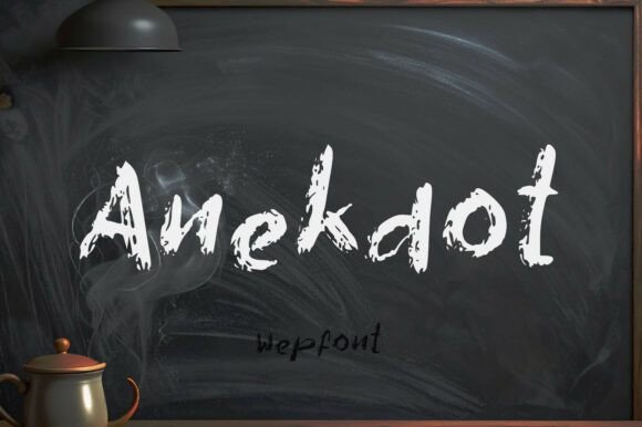 Anekdot Font: Charming Handwritten Type for Crafters