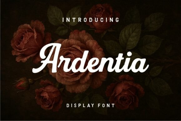Ardentia: A Bold Calligraphic Font for Digital Design