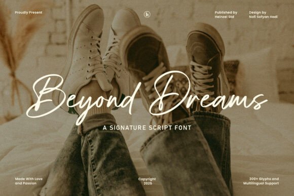 Beyond Dreams: A Handwritten Typeface for Editorial Warmth
