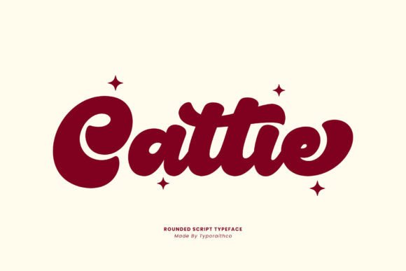 Cattie: A Playful Script Font for Modern Web Design
