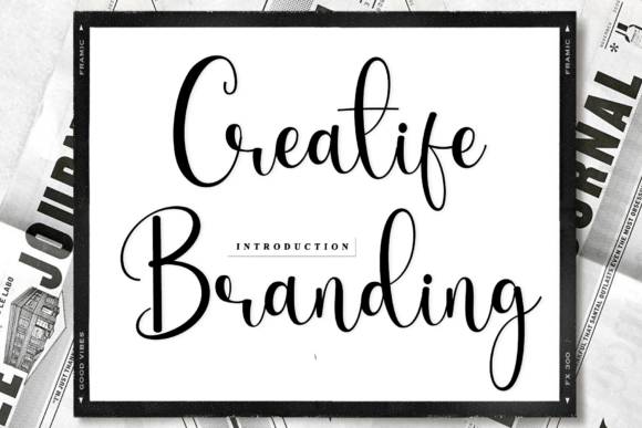 Creatife Branding: A Timeless Handwritten Font for Your Business