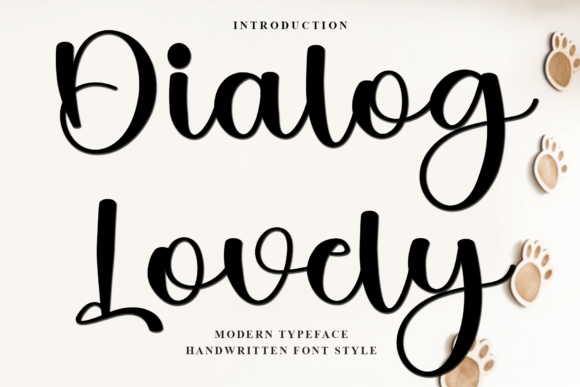 Dialog Lovely Font Review for Web Designers
