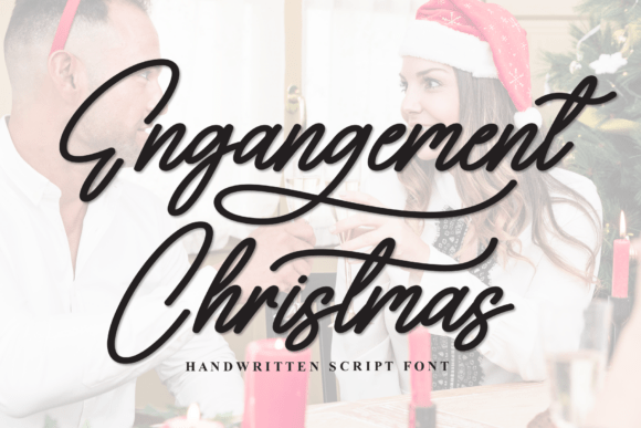 Engangement Christmas Font for Branding