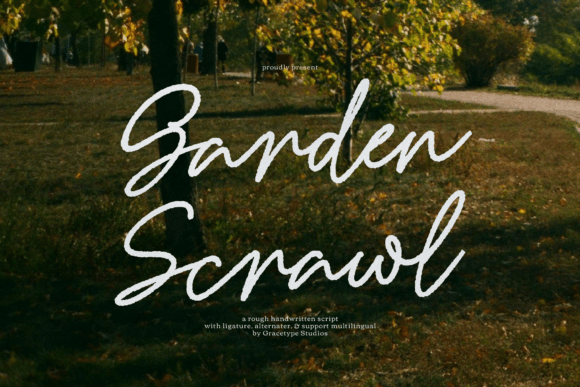 Garden Scrawl: A Handwritten Font for Bold Marketing
