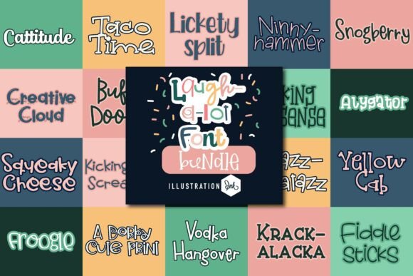 Laugh a Lot: A Whimsical Font Bundle for Web Design