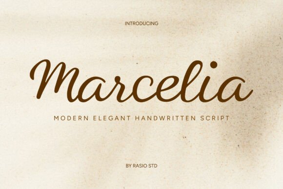 Marcelia: A Romantic Script Font for Crafters
