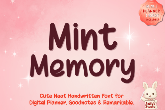 Mint Memory: A Handwritten Font for Editorial Design