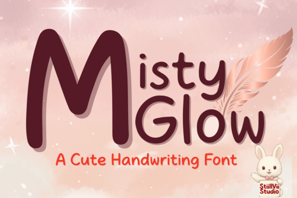 Misty Glow: A Handwritten Font for Soft Editorial Design
