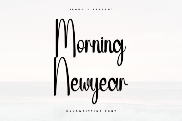 Morning Newyear: A Handwritten Font for Digital Design