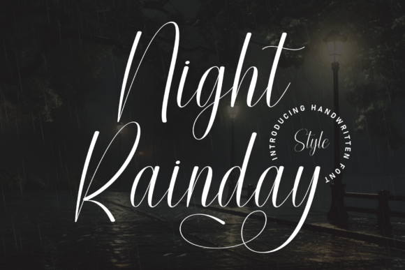 Night Rainday: A Whimsical Handwritten Font for Branding