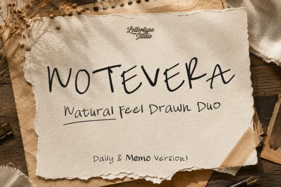 Notevera: A Handwritten Font for Modern Campaigns