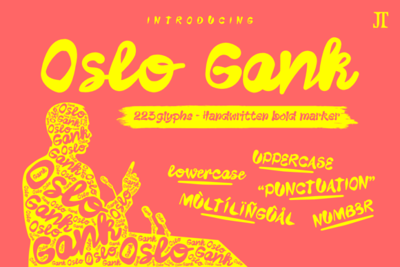 Oslo Gank: The Handwritten Font for Bold Marketing