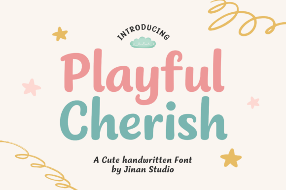Playful Cherish: The Perfect Handwritten Font for Crafters