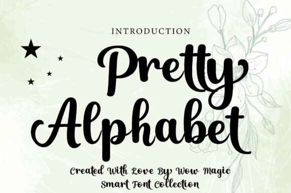 Pretty Alphabet: A Script Font for Campaigns