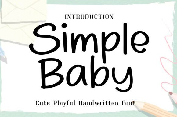Simple Baby: A Playful Script Font for Web Design
