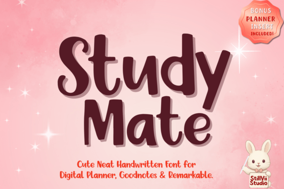 Study Mate: The Handwritten Font for Clear Campaigns