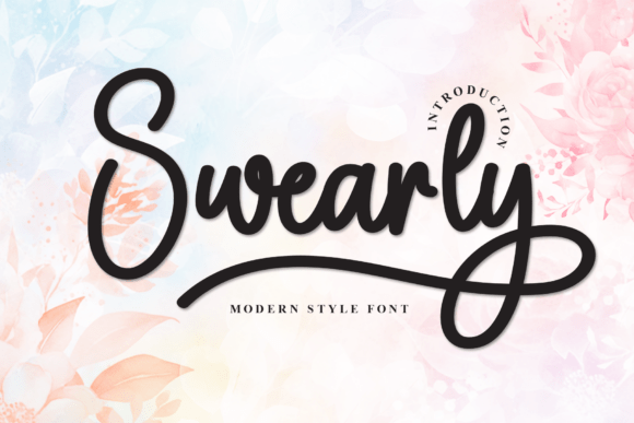 Swearly: A Handwritten Display Font for Web Design