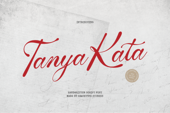 Tanya Kata: A Graceful Script Font for Editorial Design