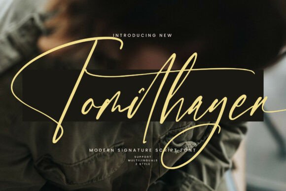 Tomithayen: A Signature Script Font for Branding