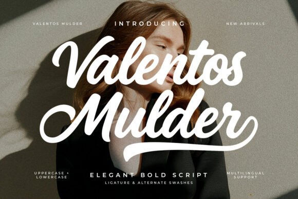 Valentos Mulder: A Bold Script Typeface for Marketers