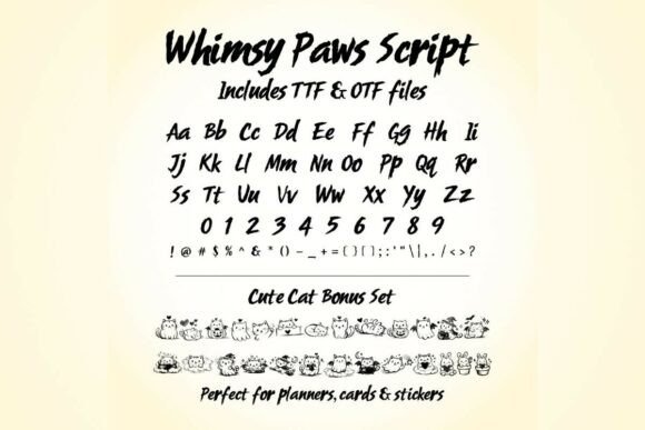 Whimsy Paws Font: A Playful Typeface for Web Design