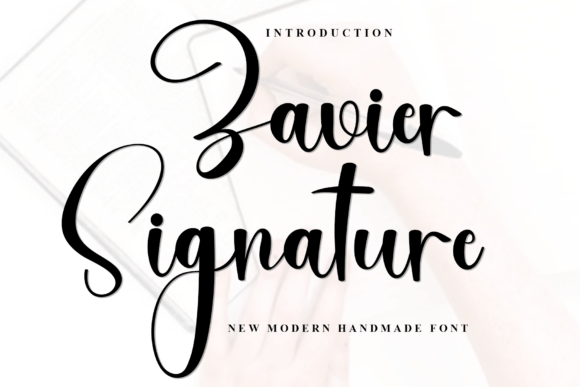 Zavier Signature: A Festive Typeface for Editorial Design